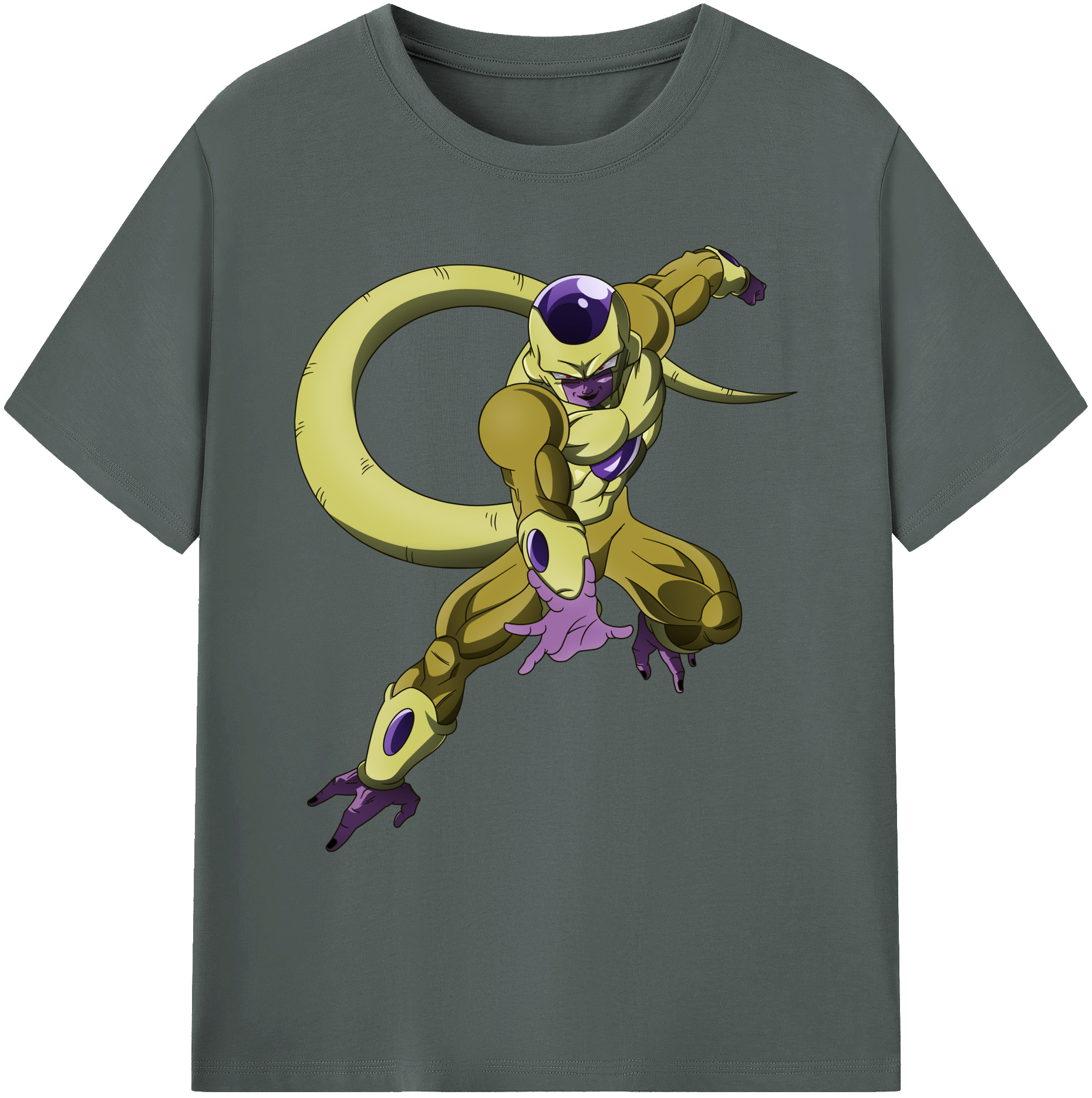 （画像用） ドラゴンボール フリーザ DRAGON BALL Frieza 綿100％ メンズ半袖Tシャツ｜肌触りやわらか＆通気性